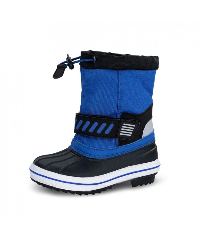 Snow Boots Toddler Waterproof Children - Royalblue - CF18I7Y3CA4 $53.78