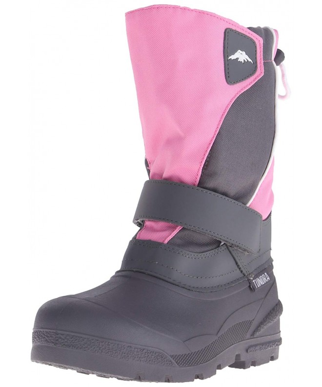 Snow Boots Quebec Snow Boot (Toddler/Little Kid/Big Kid) - Pink/Charcoal - CG1160PG343 $88.27