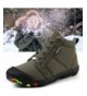 Snow Boots Anti Slip Waterproof Sneaker Booties - Green - CZ18I3ZGGDM $32.66