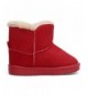 Snow Boots Girl's Boys Winter Snow Boots Fur Outdoor Slip-on Boots (Toddler/Little Kids) - U1.red - C218KAY0OW3 $27.29
