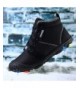Snow Boots Kids Waterproof Winter Snow Boots Black - Black - CK18ISW654Z $38.51