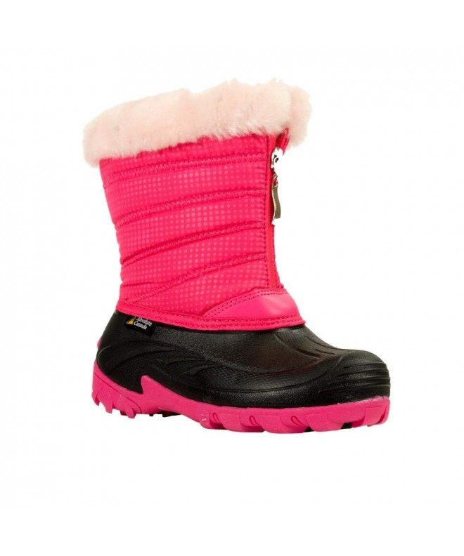 Snow Boots Children's Furpuff Boot- - Fuchsia - CS187IZKL7L $87.98