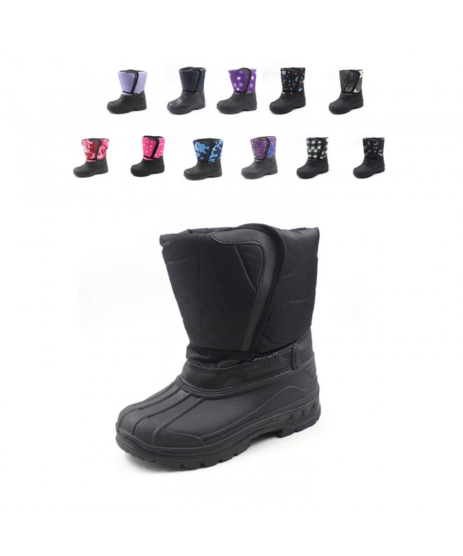 Snow Boots 1319 Black - Little Kid 11 - CB11XOE9CZ5 $33.76