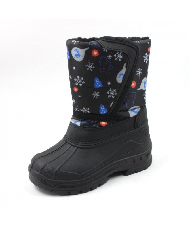 Snow Boots Cold Weather Snow Boot 1319 Winter Prints Size 8 - CU12F3WHA0D $29.02