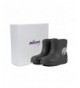 Snow Boots Winter Outdoor Waterproof Overshoes - Black - CO187I6UN7U $44.58
