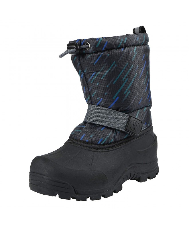 Snow Boots Kids Northside Boys Frosty Knee High Pull On Snow Boots - Dark Gray - CA12O4DSS8P $43.42