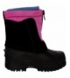 Snow Boots Boy's Snowdrift Boy Ankle-High Leather Boot - Black/Fuchsia - CW127L4HF1B $57.40