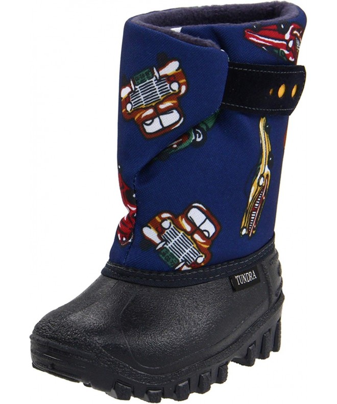 Snow Boots Boys' Teddy 4 - Navy/Cars - CL116DF457R $68.00