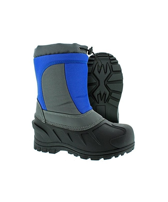 Snow Boots Unisex Youth Nylon Cerebus Snow Boot - Navy 8.0 Standard US Width US Little Kid - CQ186RGWEWR $82.88