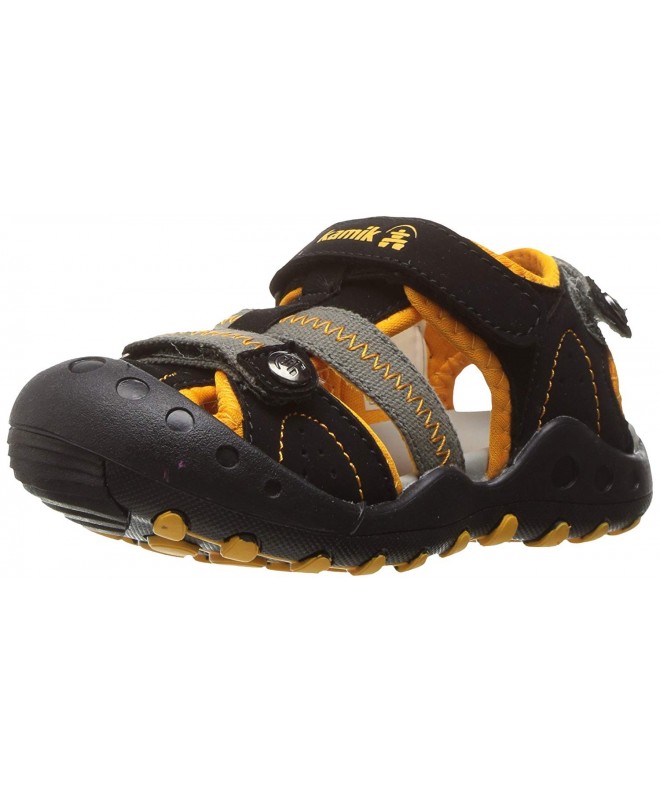 Sport Sandals Kids' Twig Sandal - Black/Orange - C812J3C34JV $86.16