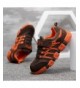 Trail Running Boys Girls Running Shoes Kids Sneakers for Grade School Strap Hook&Loop Walking Footwear Easy On - Orange - CQ1...