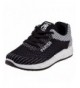 Running Boys Knit Sport Running Sneakers - Black/White - CT18DIWXGMS $22.33