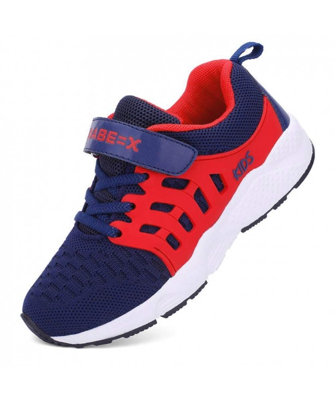 Trail Running Kids Athletic Tennis Shoes Lightweight Running Shoes Breathable Sneaker for Boys and Girls - Dark Blue - CB18LZ...