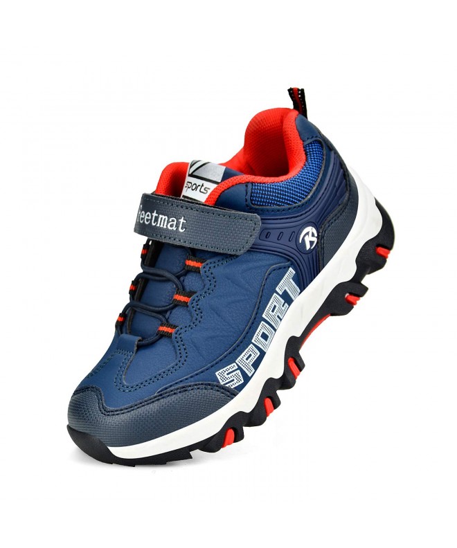 Trail Running Kids Shoes Running Hiking Walking Shoes for Boys - Navy White - CV18I5K897Y $52.66