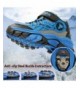 Trail Running Waterproof Resistance Climbing Sneakers - Blue/Grey-fur - CY18KHCXSHN $49.65
