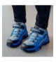 Trail Running Waterproof Resistance Climbing Sneakers - Blue/Grey-fur - CY18KHCXSHN $49.65