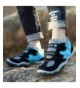 Trail Running Kid's Breathable Outdoor Hiking Sneakers Strap Athletic Running Shoes - Black/Blue - C518E4S6EU8 $42.87