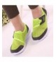 Running Boys Breathable Mesh Sneakers Lightweight Kids Casual Strap Running Shoes - Green - CF17YI3WL9R $30.18