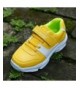 Trail Running Kids Sport Running Sneakers School Walking Lightweight Velcro Casual Kids Shoes for Girls Boys - Yellow/White -...