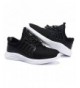 Running Kids Shoes Girls Boys Sneakers Breathable Lightweight Running Shoes - Black - C418EQGD5QX $41.05
