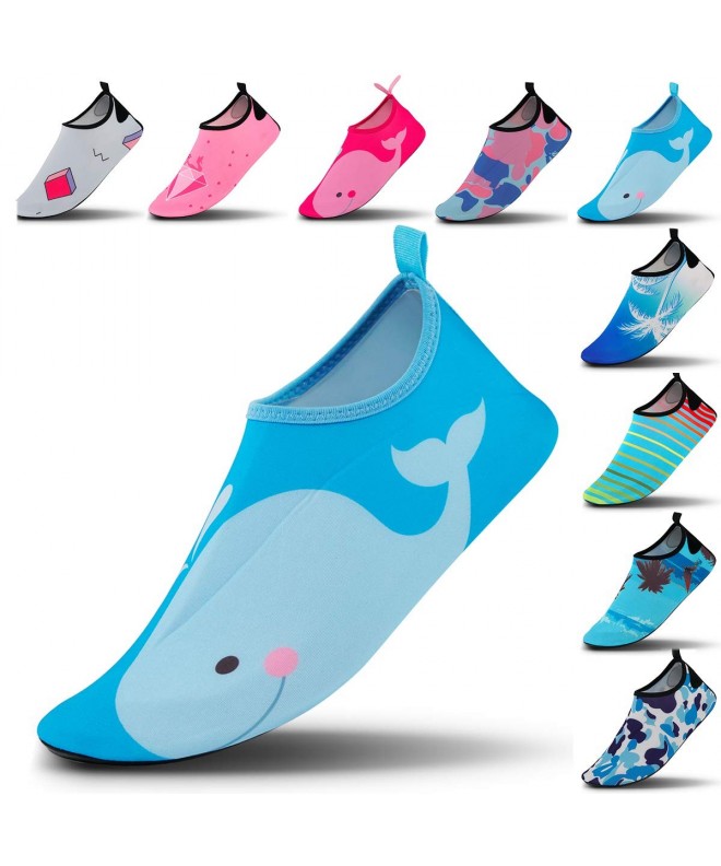 Water Shoes Womens Barefoot Quick Dry Exercise - Blue Whale - CI18IU5CE78 $24.19