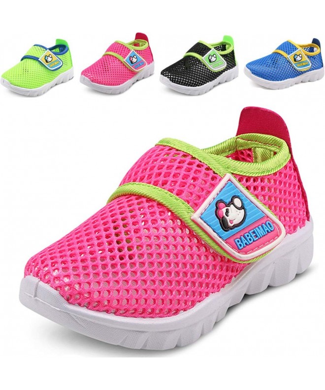 Water Shoes Baby's Boy's Girl's Breathable Mesh Running Sneakers Sandals Water Shoe - Rose Red - C517YZH8K32 $26.57
