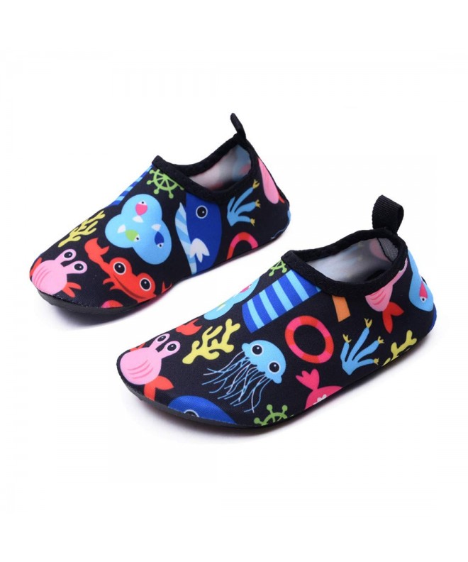Water Shoes Girls Drying Barefoot Surfing - Jellyfish Black - C718GO2MAO3 $23.83