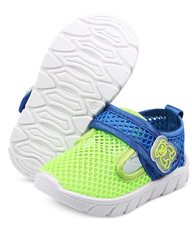 Water Shoes Baby's Boy's Girl's Water Shoes Lightweight Breathable Mesh Running Sneakers Sandals - Green - CQ18DAN5RX0 $25.92
