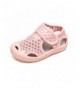 Water Shoes Boys Girls Breathable Mesh Water Shoes Soft Rubber Sole Toddler Sneaker Kids Slip-on Beach Shoes - Pink - CF17Z6W...