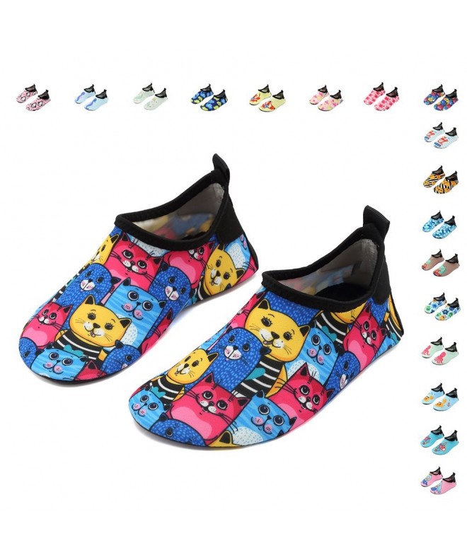 Water Shoes Fantiny Quick Dry Barefoot Surfing - Colorful Cat - CG18DXLR3ZE $19.02