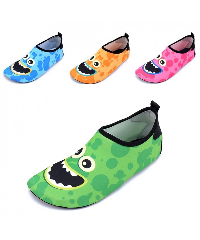 Water Shoes Water Lightweight Barefoot Exercise - Green Monster - C218D0T5TAL $24.32