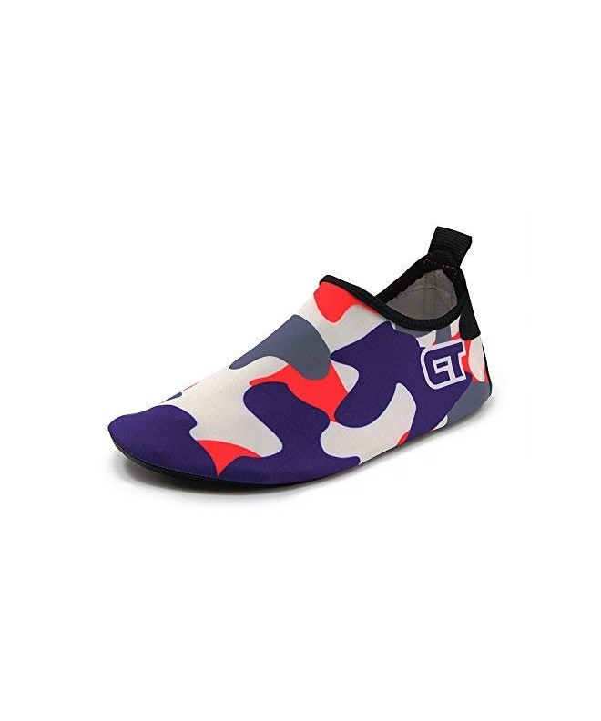 Water Shoes Kids Water Sports Shoes Barefoot Aqua Socks for Swimming Pool Beach Run - Purple Mix - C118CX9C44L $21.71