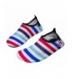 Water Shoes Lightweight Barefoot Quick Dry Swimming - Red&blue&white - CY182MD7XML $26.42