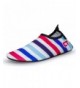 Water Shoes Lightweight Barefoot Quick Dry Swimming - Red&blue&white - CY182MD7XML $26.42