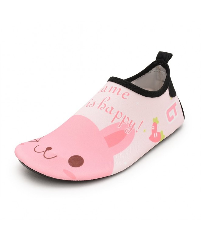 Water Shoes Boys Girls Summer Swim Beach Shoes Slip on Barefoot Surf Dive Socks - Pink Cat - C218CXCTK46 $22.87