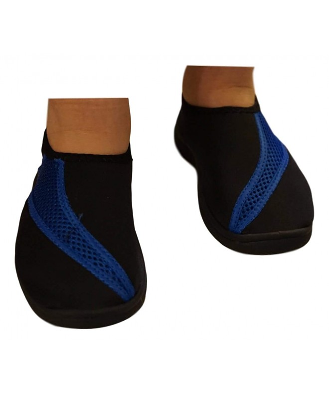 Water Shoes Black/Blue Kid's Aqua Shoes for Pool - Beach - Boating - Swim and Surf Fast Dry - CB183ZX34CG $20.68
