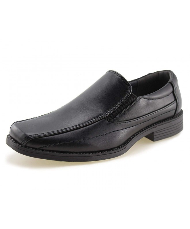 Oxfords Kids School Uniform Dress Shoes Slip-on Oxford (Toddler/Little Kid) - Black - C91804QYU7R $38.48