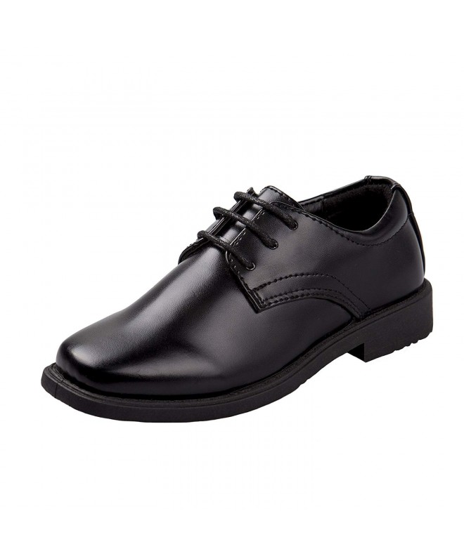 Oxfords Boys Basic Oxford Casual Dress Shoe (Toddler - Little Kid - Big Kid) - Black - CF185CU5GA7 $60.15
