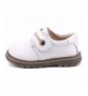 Oxfords Toddler Boys Leather Loafers Comfort Uniform Oxford Dress Wedding Shoes - White - CR18HC07S2G $32.96