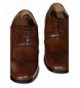 Oxfords Boys Lace-up Formal Oxford Style Special Occasion Dress Shoes - Brown - CZ189ZCQDXI $68.25