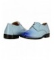 Oxfords Boys/Kids Gliders Genuine Leather EEL Skin Printed Lace Up Dress Shoes - Blue - C012O4BKNOH $54.47