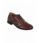 Oxfords Boys Lace-up Formal Oxford Style Special Occasion Dress Shoes - Brown - C3189ZCCGE8 $60.95