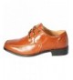 Oxfords Boys Memory Foam Lace up Dress Shoe (Toddler/Little Kid/Big Kid) - Cognac - C518HGTR67R $45.48