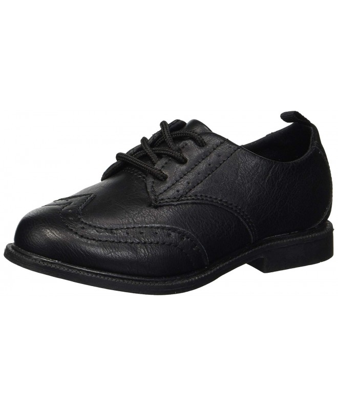Oxfords Kids Boy's Henry Black Dress Shoe Oxford - Black - C7189OK8WXM $55.50