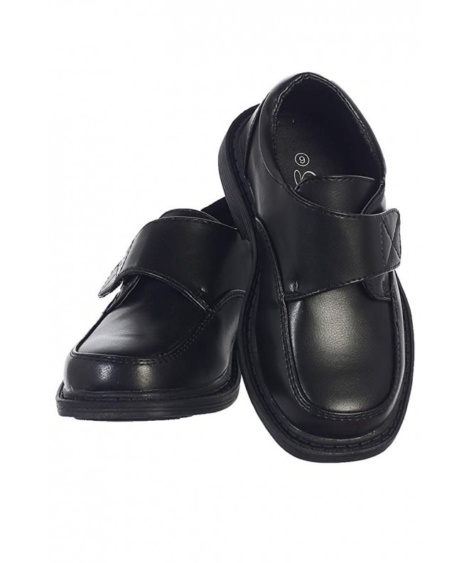 Oxfords Boys Matte Shoes - Black - CE18NLMOOW2 $43.45