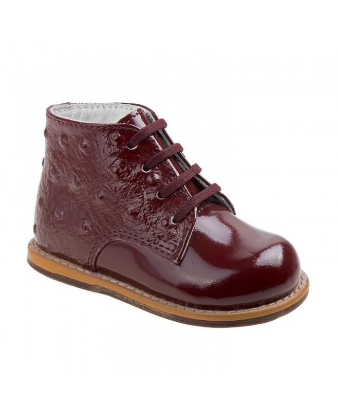 Oxfords 2-8 Patent Ostrich Walking Shoes (Burgundy Patent Ostrich - 4.5) - CH18KQ7YX2M $56.74