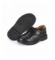 Oxfords Toddler Kids Genuine Leather Shoes Boys Girls Uniform School Sneakers - Black - C618NCZ8QQ4 $51.88