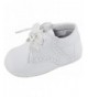 Oxfords Baby Boys White Oxford Christening Shoes Size 2 - C811H4Z4MOB $42.55