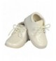 Oxfords Boys Ivory Lace-Up Leather Christening Shoes 2 Baby-6 Toddler - CD12NUHJWYJ $52.15