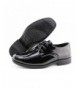 Oxfords Boys School Uniform Dress Shoes Lace-up Formal Shoes - Black - CI18NTK6MRX $34.28